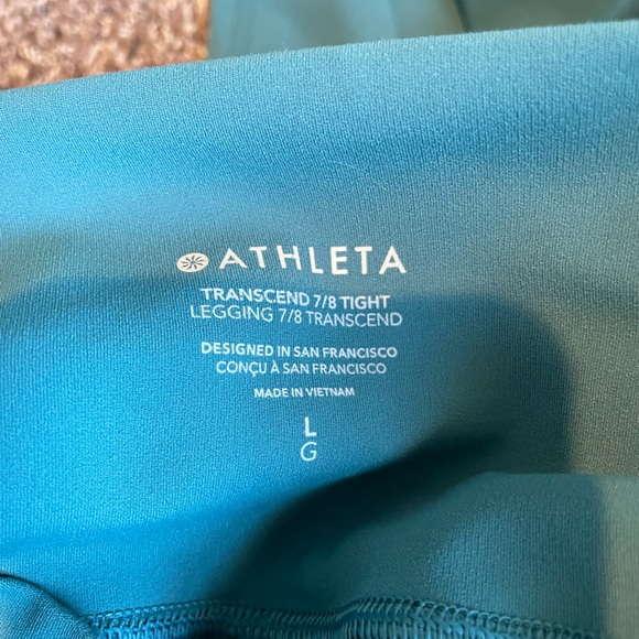 Athleta Transcend 7/8 tight - Picture 3 of 7